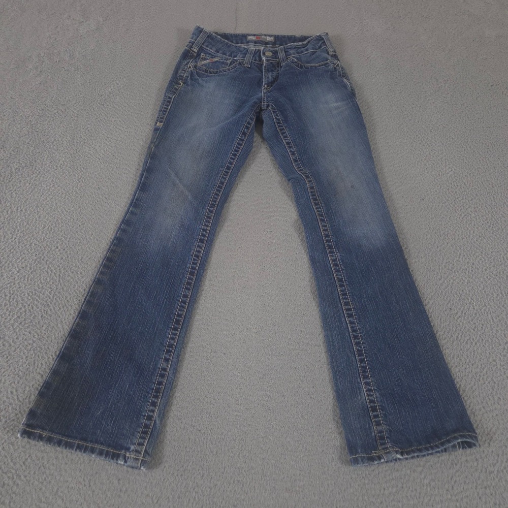 Ariat Jeans Womens 27R Blue FR DuraStretch Basic Boot Cut Flame Resistant Denim